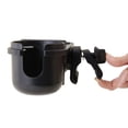 thumbnail image 6 of SUNVENO 3-in-1 Stroller Cup Holder with Phone Holder and Snack Tray, Black, 6 of 9