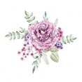 thumbnail image 3 of QCF91 serie Rosa pegatina de ramo de Navidad calcomanía de celebración calcomanía de decoración de habitación, 3 of 4