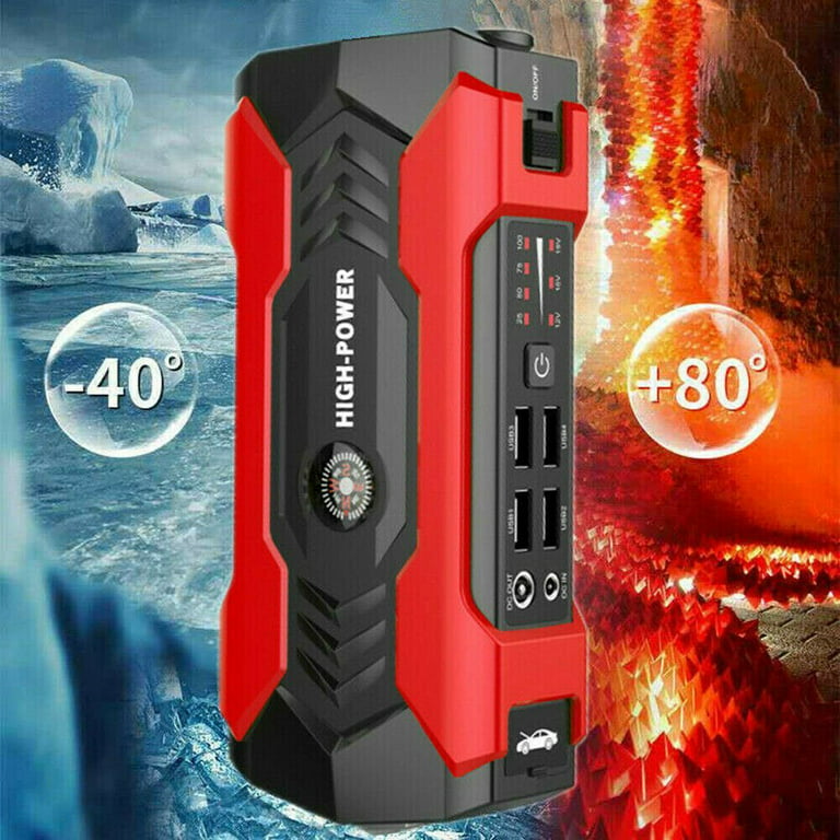 Car Jump Starter, 99800mAh Portable Charger Power Bank with LED