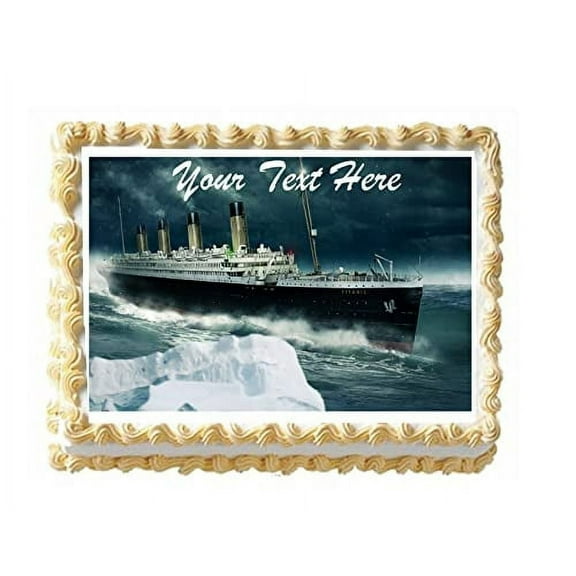 Whimsical Practicality's Titanic Edible Icing Image Cake Topper-1/4 Sheet or Larger