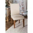 thumbnail image 3 of Furniture of America Synta Upholstered Dining Chairs - Set of 2, Beige, 3 of 8