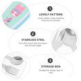 thumbnail image 3 of 1 Set Lovely Newborn Learning Fork Household Baby Flatware Infant Feeding Tools, 3 of 7