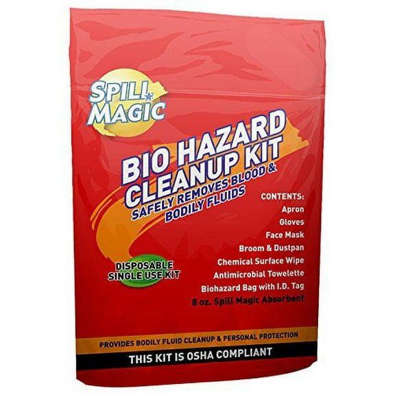 Spill Magic Biohazard Spill Clean Up Kit, (SM-BIOHAZARD)