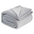 thumbnail image 1 of Manta Bedsure GentleSoft Fleece California King Gris Claro, 1 of 9