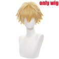 thumbnail image 1 of Disfraz de motosierra de Anime para hombre, traje negro, uniforme informal, cazador de demonios, Halloween, Carnaval, ropa de fiesta, 1 of 4