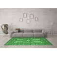 thumbnail image 3 of Ahgly Company Indoor Rectangle Persian Emerald Green Traditional Area Rugs, 7' x 9', 3 of 4