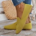 thumbnail image 6 of IEMIEMIEM Womens Ballet Flats Elastic Strap Mary Jane Flat Slip On Casual Ballerina Walking Flats Dress Shoes Comfortable Cute Penny Loafer Shoes for Work Office Business Yellow 10 Wide, 6 of 7