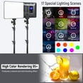 thumbnail image 3 of Sprite20 2-Packs LED Video Lighting Kit for Photography, Full RGB Color LED Studio Lights for Video Recording, Streaming & Filming, LED Panel Light with APP/Remote Control, 2500-8500K, 3 of 8