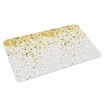 thumbnail image 4 of Yellow Polka Dot Door Mat Indoor Outdoor, Ombre Abstract White Monochrome Non Slip Welcome Mat with Rubber Backing, Absorbent Fabric Front Door Mats Entryway Rug for Home Patio Entrance 16"x24", 4 of 9