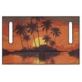 thumbnail image 2 of XYZCANDO Tropical Sunset Palm Tree Golf Cart Seat Cover - 2-Passenger with 4 Storage Pockets - Non-Slip Washable Universal Golf Cart Accessory, 2 of 8