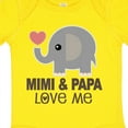 thumbnail image 4 of Inktastic Mimi and Papa Love Me Elephant Boys or Girls Baby Bodysuit, 4 of 5