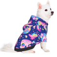 thumbnail image 2 of Fotbe colorful Skull mushroom rainbow Sudadera con Estampado para Perros Pequeños – Suéter con Capucha para Mascotas, Tela Suave de Forro Polar con Bolsillo-XX-Large, 2 of 7