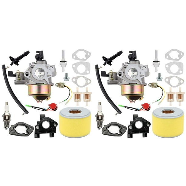 2X Carburador GX240 para GX 240 8.0HP GX270 GX 270 9HP, Reemplaza el Motor 16100-ZH9-W21 con Kits de Ajuste de Filtro de Aire