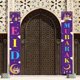 thumbnail image 5 of Letrero colgante para porche de Eid Mubarak, pancarta de Ramadán, decoración para fiesta de Eid Estilo 3, 5 of 8