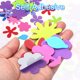 thumbnail image 3 of Uxcell Foam Stickers,4Pack 84Pcs EVA Self Adhesive Foam Shape Stickers,Blossom Style, 3 of 5
