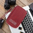thumbnail image 4 of POINTERTECK Cable Storage Bag Portable Small Mobile Phone PC Wire Organizer Electronic Accessories Handbag Office School Backpacking Wine Red, 4 of 8