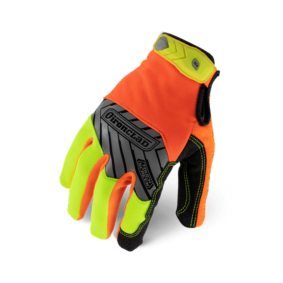 Ironclad Command Touch Screen Pro Work Gloves; Hi-Viz