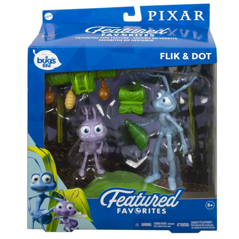 Disney and Pixar A Bug's Life Collectable Figures - Flik & Dot for