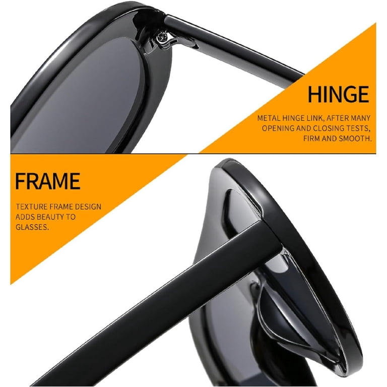 Retro Chunky Pilot Sunglasses UV400 Protection Oversized Gradient Shades Popular Fashion Pilot Sunglasses Women Retro Chunky Designer  main image 4
