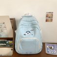 thumbnail image 4 of Mochila estética para cachorros, mochila informal de viaje, mochila escolar para niñas (azul), 4 of 4