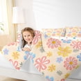 thumbnail image 4 of Homewish Pink Cherry Blossoms Bedding Comforter Set, Cartoon Flower Floral Twin Comforter Sets, Teens Kids Girls Women Reversible Bedding Set, Super Cozy Room Decor, 2 Pieces, 4 of 8