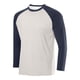 thumbnail image 1 of pstuiky camisetas de manga larga para hombre, Camisa deportiva transpirable de manga larga raglán con cuello redondo para hombre, de color sólido Tops casuales para hombres s, 1 of 2