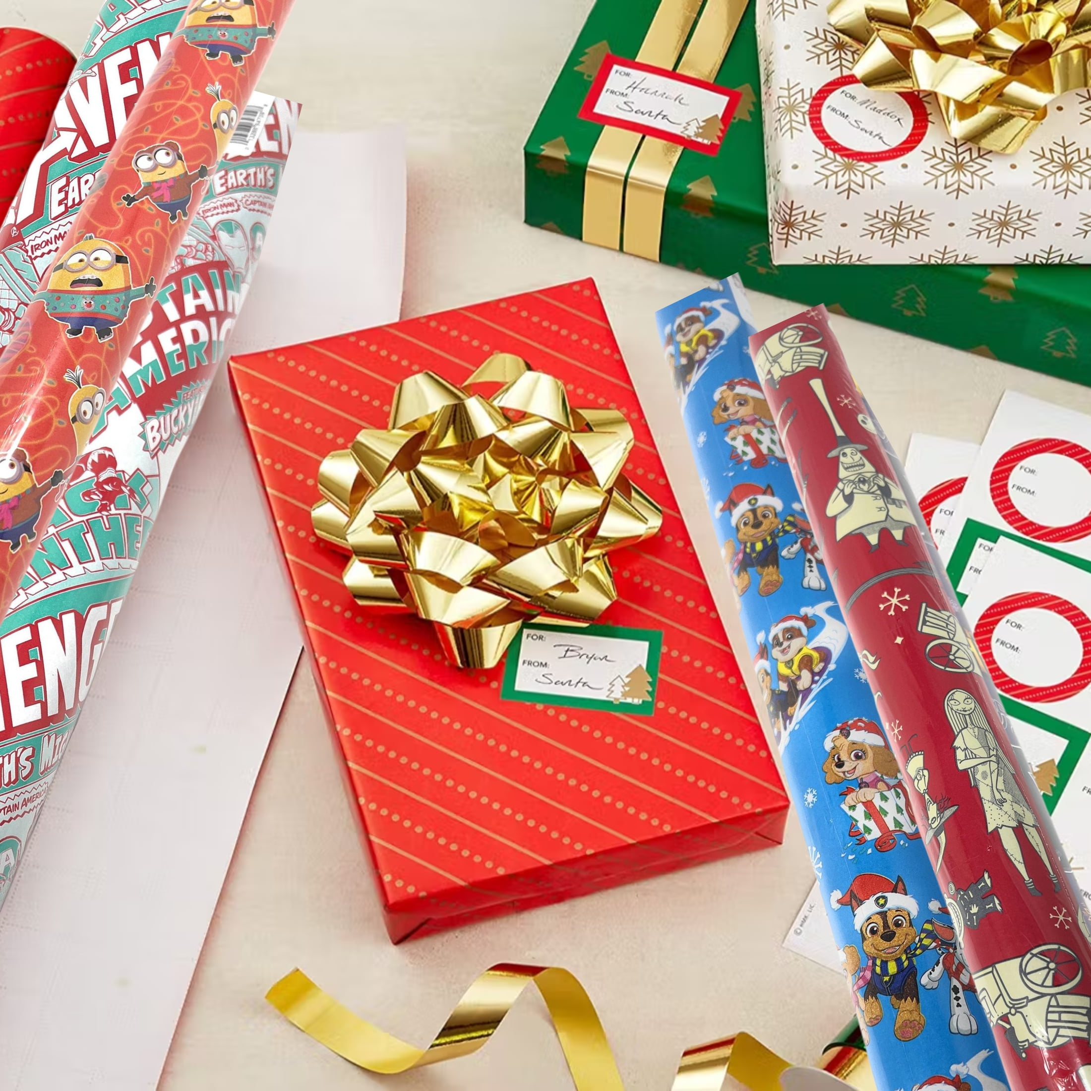 Good Boys Christmas Wrap, Continuous Roll – Noteworthy Paper & Press