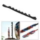 thumbnail image 3 of Cuerda de cadena de margaritas ajustable, cordón de bucle múltiple, montañismo, mochilero, escalada, hamaca de nailon, seguridad para , senderismo Negro, 3 of 8