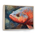 thumbnail image 2 of Designart "Subaquatic Fish Dreams I" Animal Fish Floater Framed Wall Art Prints, 2 of 5