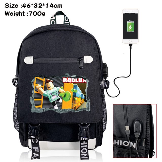 Mochila ROBLOX el mundo Virtual alrededor del juego para estudiantes de primaria y secundaria, resistente al desgaste, Bolsa Escolar reductora de carga