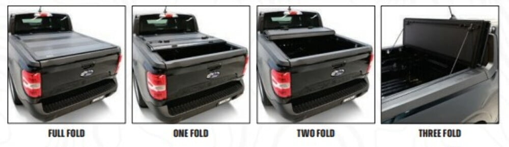 Westin 19-22 Chevrolet/GMC Silverado/Sierra 5ft. 8in. Bed Hard Tri-Fold Tonneau Cover - Black