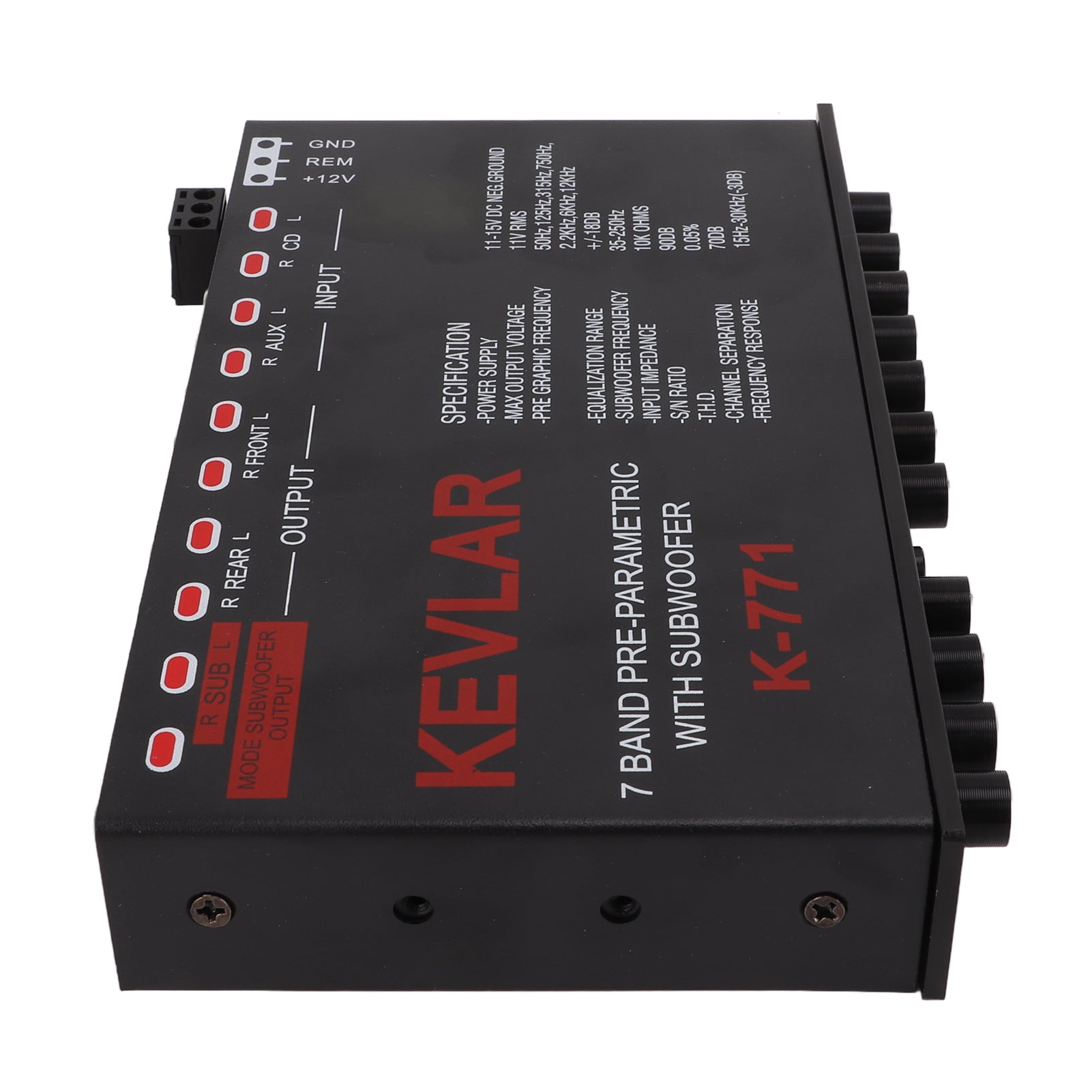 Buy Car Graphic Equalizer, Low Pass 7Band Graphic EQ For Stereo System