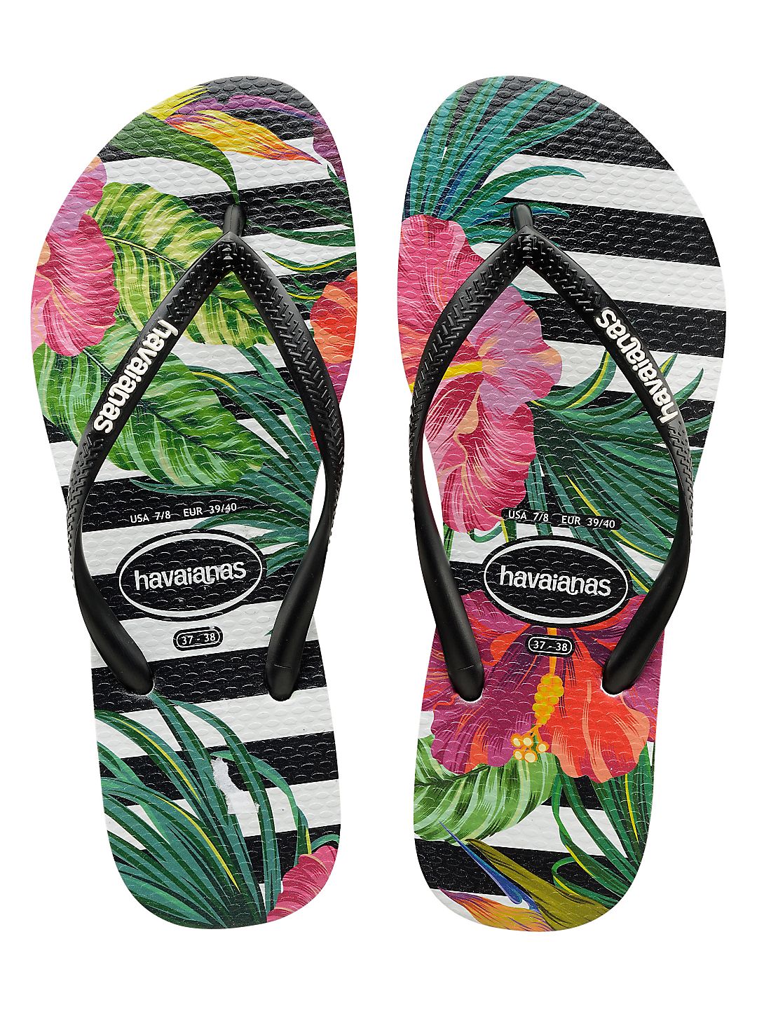 havaianas slim tropical flip flops