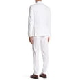 thumbnail image 2 of Adam Baker Men's S-40303 Slim Fit Single Breasted Notch Lapel 2-Piece Suit Set - White - 42R, 2 of 3
