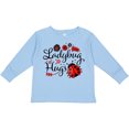 thumbnail image 3 of Inktastic Ladybug Hugs with Cute Ladybug and Flowers Boys or Girls Long Sleeve Toddler T-Shirt, 3 of 5