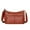 Brown, variant on Beach Purse Casual Leather Fashion and Retro Versatile Leather Bag Make up Bag for Purses Womens Purses Medium Size with Outside Pockets