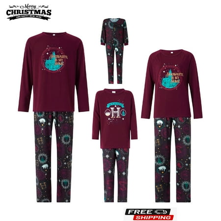 

Christmas Pajamas For Family Long Sleeve Sleepwear/Jumpsuit