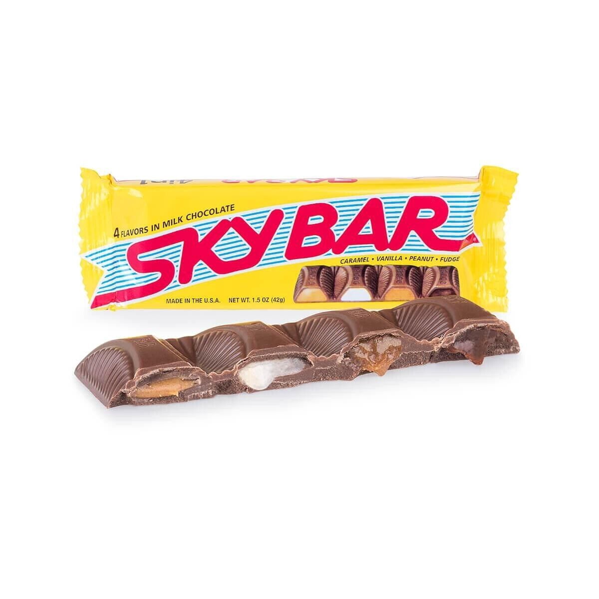 Sky Bar - 4ct Candy Bar - Milk Choc - 1.5oz Bar