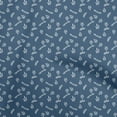 thumbnail image 1 of oneOone Cotton Poplin Teal Blue Fabric Leaves Sewing Material Print Fabric By The Yard 42 Inch Wide, 1 of 5