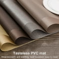 thumbnail image 4 of fastboy 1/2/3/5 Sets de Table en PVC Tissé Lavables Sets de Table F025 1 Pce, 4 of 6
