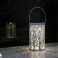thumbnail image 4 of Copper trunk Solar hollow light Iron pattern projection light, 4 of 5