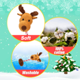 thumbnail image 3 of Juguetes navideños para perros de peluche - Juguetes masticables rellenos Juego de juguetes interactivos para cachorros para mascotas pequeñas y medianas, 3 of 5
