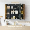 thumbnail image 6 of Cervia 35.4 in.W x 29.5 in.H Medicine Cabinet with Aluminum Frameless LED Mirror, 6 of 16