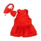 thumbnail image 5 of Vestidos para perros Vestido para cachorros Ropa para perros Ropa con roseta Vestido de Navidad para mascotas Traje para perros pequeños Otoño L Gloria Vestido de disfraz de cachorro, 5 of 9