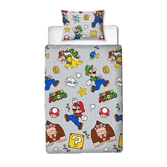 Super Mario Reversible Duvet Set