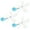 Blue, variant on 3PCS Easy Installation Air Conditioning Deflectors Baffle Blowing Shield Suitable for Anti Direct Blowing and Fresher Air