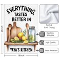 thumbnail image 3 of 2 Pcs Funny Kitchen Towels,Funny Kitchen Quirky Patterns Microfiber Dish Towels,Kitchen Tea Towels,Kitchen Towel Set (18" X 26"), 3 of 3