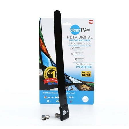 Clear TV Key HDTV Free TV Antenna Stick Satellite Indoor Digital (Best Satellite Tv Service)