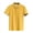 Yellow, variant on Sngxgn Men's Short Sleeve Cotton Stretch Polo Shirt(Beige,L)