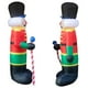 thumbnail image 5 of 8 Ft Cascanueces Navidad Inflable Vacaciones Decoraciones para el hogar Patio Luces LED Al aire libr Tomshoo  Inflable al aire libre, 5 of 9